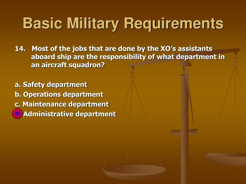army requirement