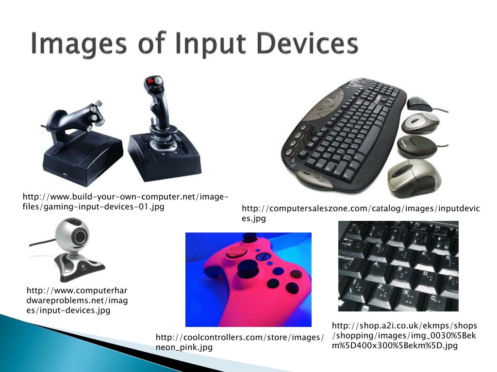 powerpoint presentation on computer input devices
