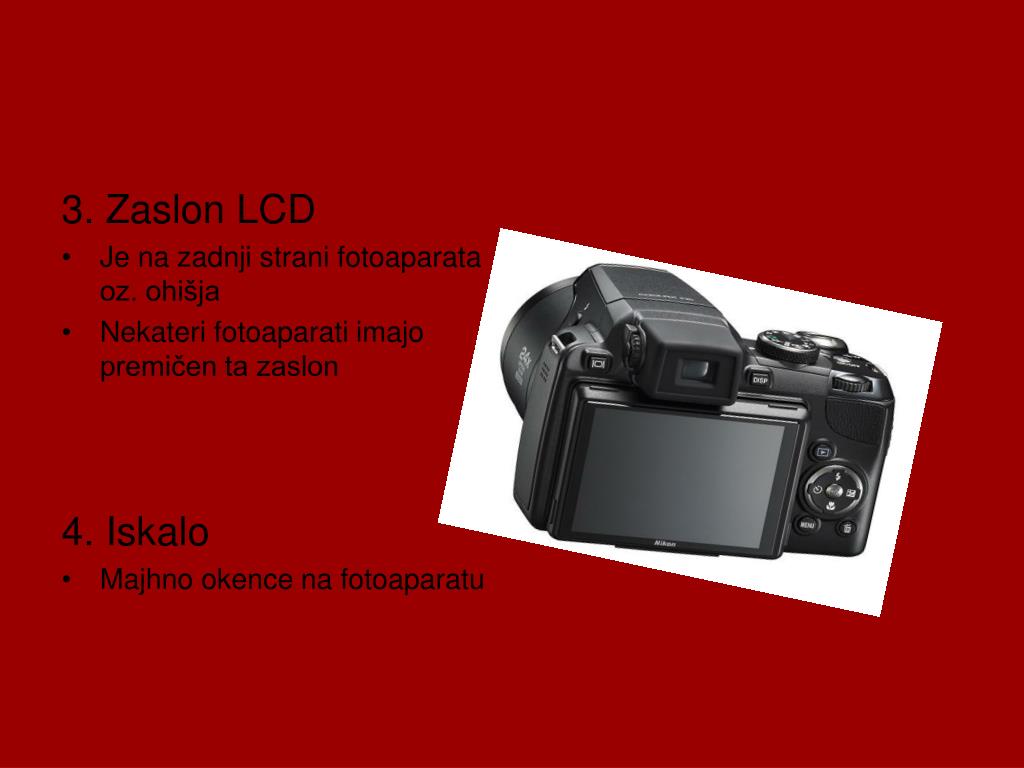 PPT - Spoznajmo digitalni fotoaparat PowerPoint Presentation, free download  - ID:6947065