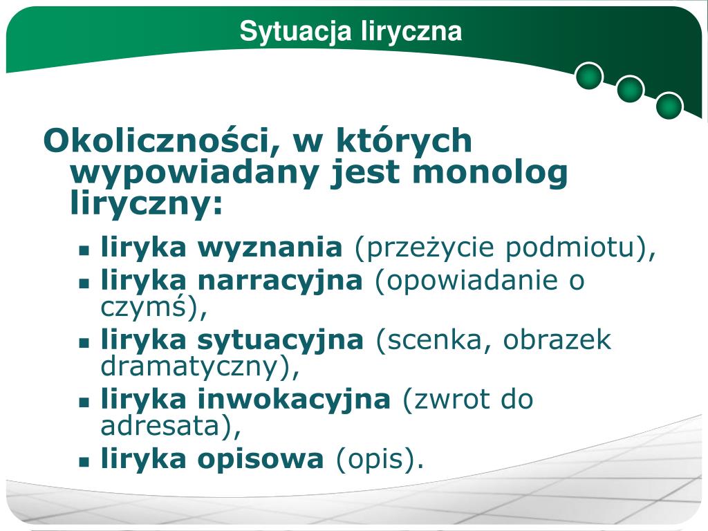 Co To Jest Problematyka Utworu PPT - Analiza i interpretacja poezji na maturze PowerPoint Presentation