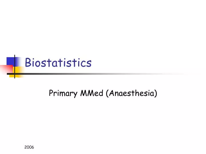 biostatistics n.