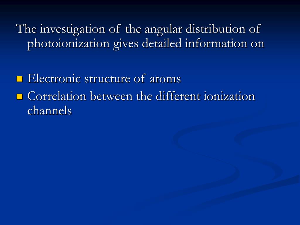 Ppt higher order effects in the angular distribution of