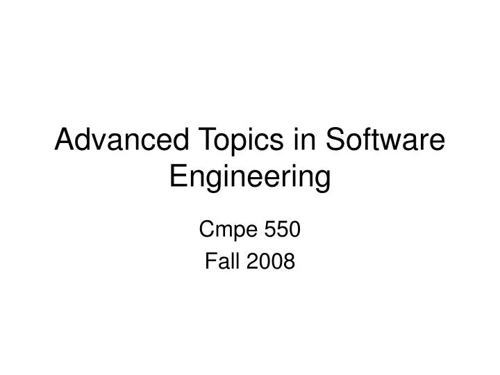 topics research papers in software engineering