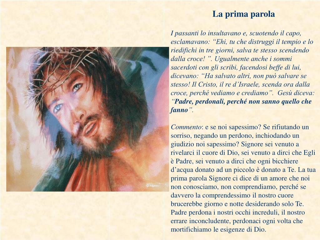 Le Sette Parole Di Gesù Sulla Croce Rosini PPT - Le sette parole di Gesù sulla croce PowerPoint Presentation, free