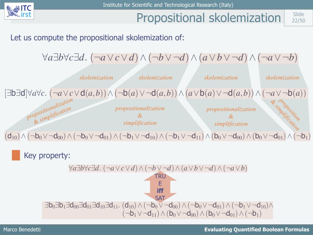 PPT Evaluating Quantified Boolean Formulas PowerPoint Presentation 