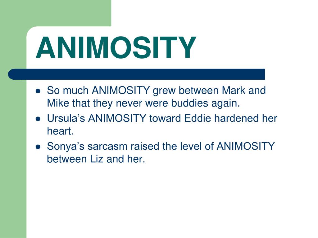 secret animosity definition secret animosity definition