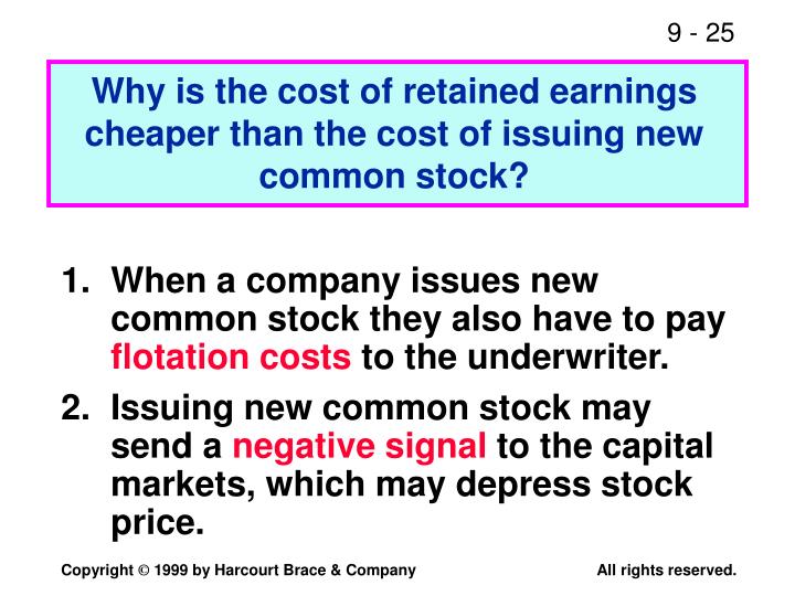 cost of retained earnings cost of retained earnings