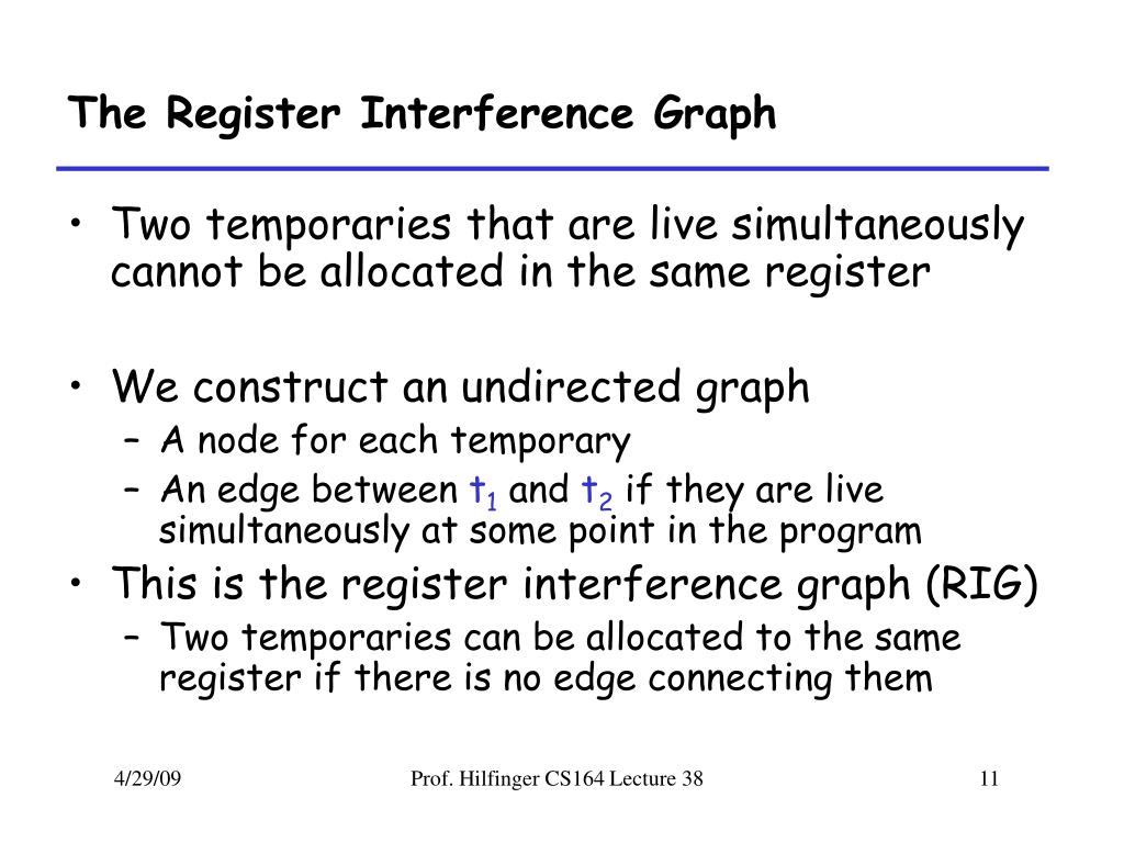 PPT - Register Allocation PowerPoint Presentation, free download - ID ...