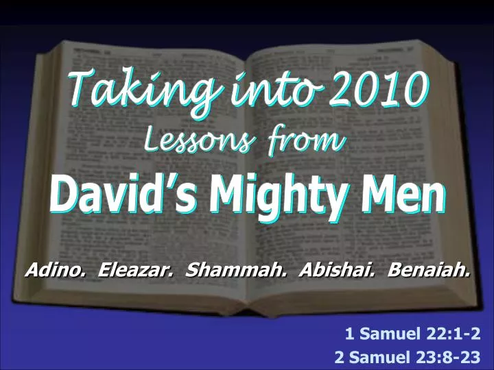 Ppt 1 Samuel 221 2 2 Samuel 238 23 Powerpoint