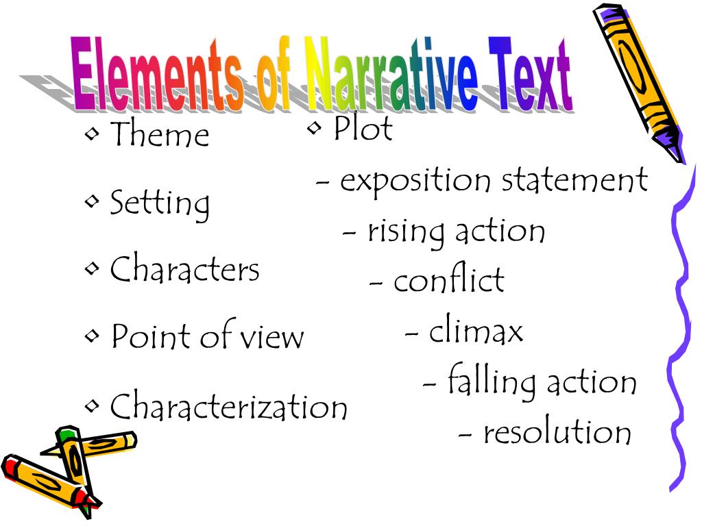 elements in narrative essay