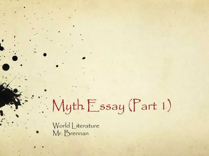 myth essay part 1 n.