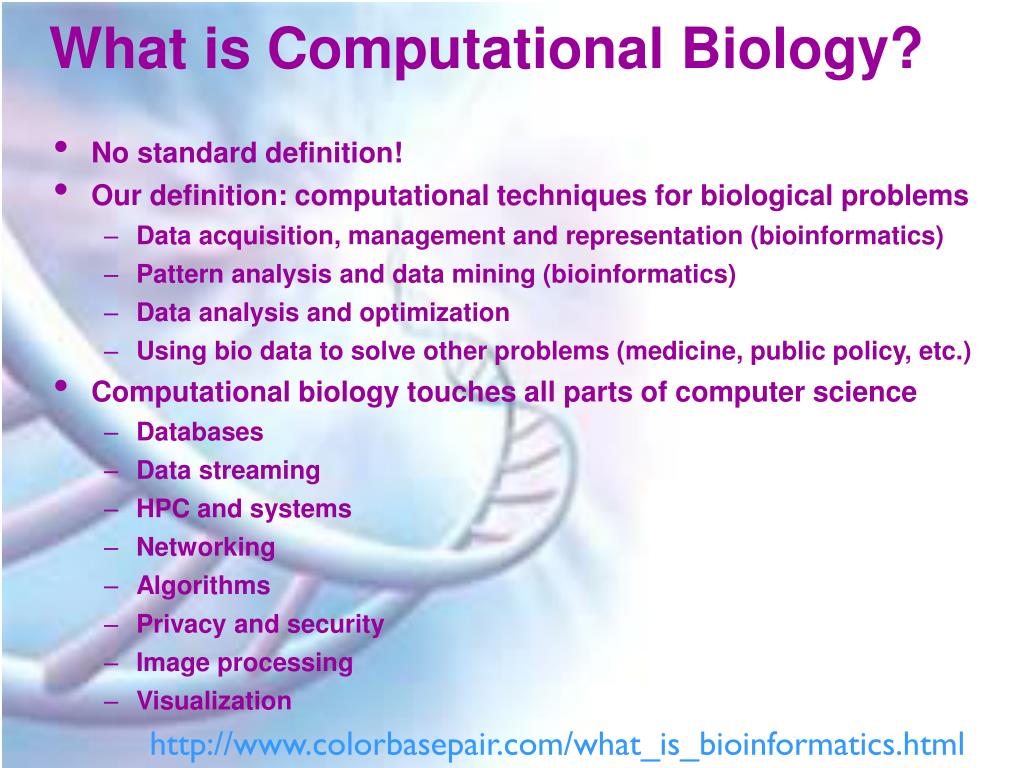 computational biology research topics