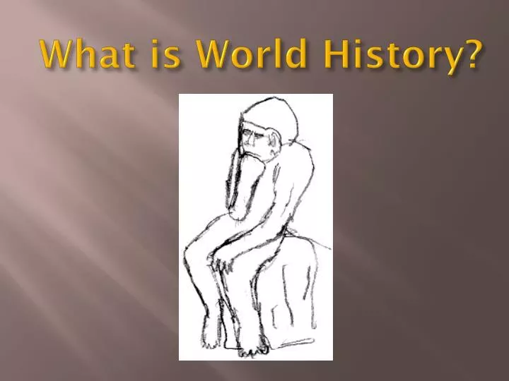 what is world history n.