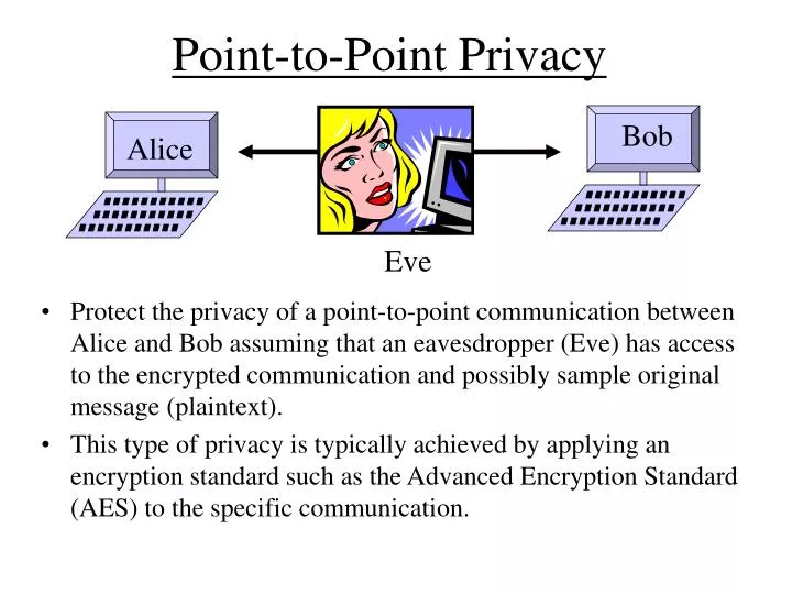 point to point privacy n.