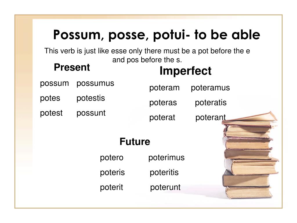 Настоящее латынь. Спряжение Possum. Спряжение глагола Possum. Posse латынь спряжение. Спряжение глагола Posse латынь.