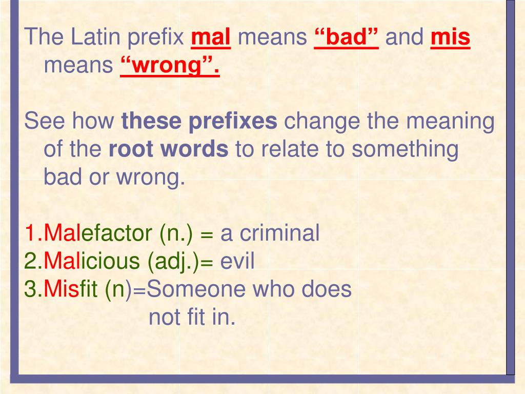 Префикс это простыми словами. Prefix mal. Words with mal prefix. Префикс mal в английском языке. Mal приставка в английском.