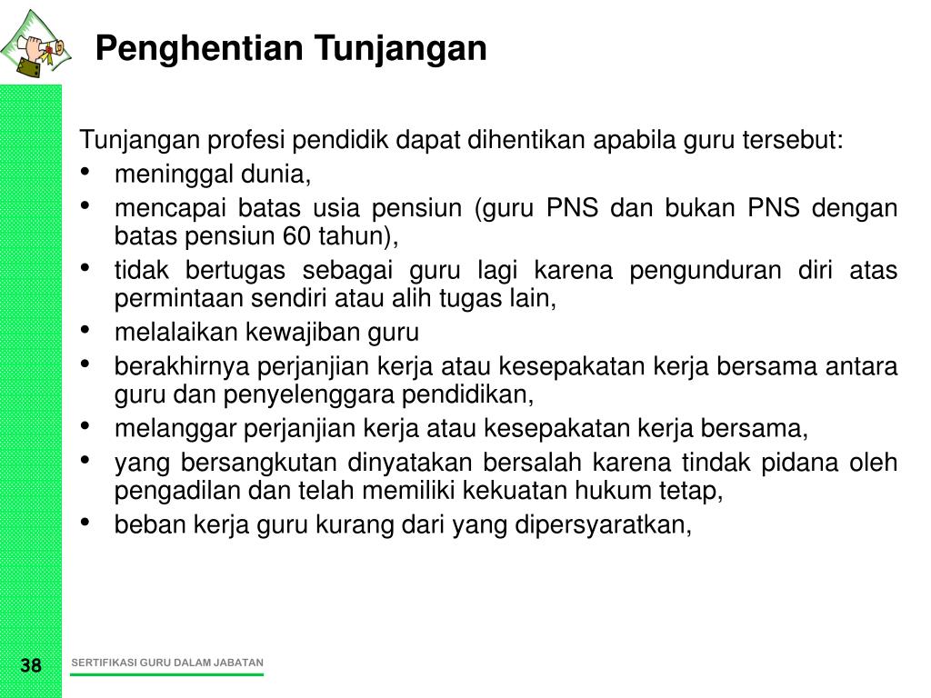 PPT SERTIFIKASI GURU DALAM JABATAN PowerPoint Presentation, free