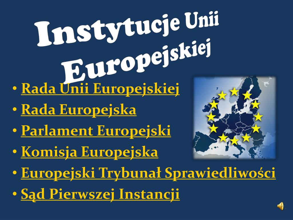 PPT - Instytucje Unii Europejskiej PowerPoint Presentation, free download -  ID:6965294