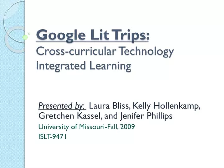 google lit trips cross curricular technology integrated learning n.