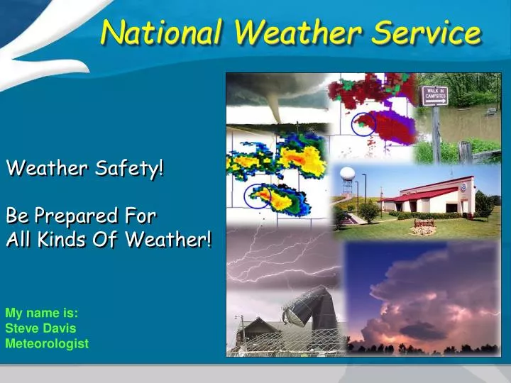 PPT National Weather Service PowerPoint Presentation, free download