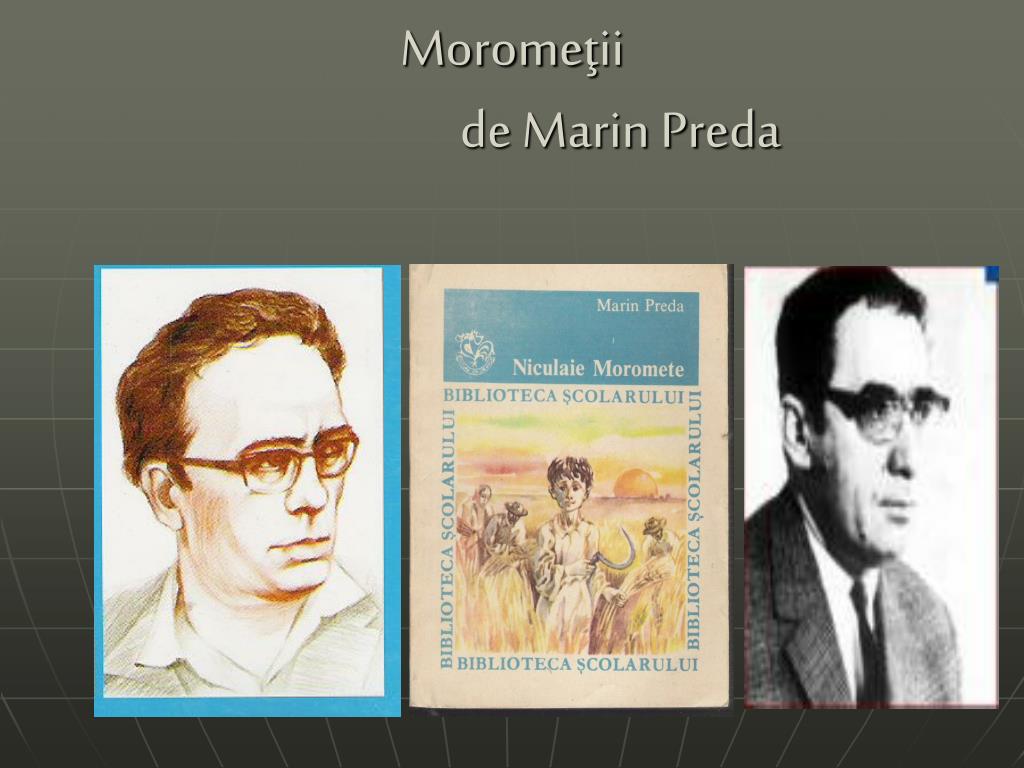 PPT - Morome ţ ii d e Marin Preda PowerPoint Presentation, free download -  ID:6971848
