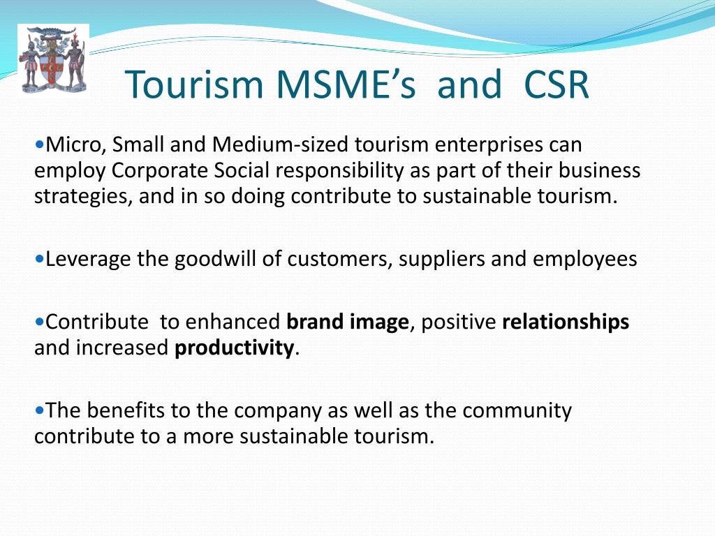 msme in tourism