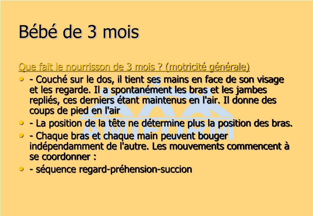 Ppt Le Developpement Psychomoteur De L Enfant 1 A 4 Mois Powerpoint Presentation Id