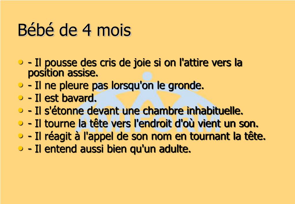 Ppt Le Developpement Psychomoteur De L Enfant 1 A 4 Mois Powerpoint Presentation Id Ppt Le Developpement Psychomoteur De L Enfant 1 A 4 Mois Powerpoint Presentation Id