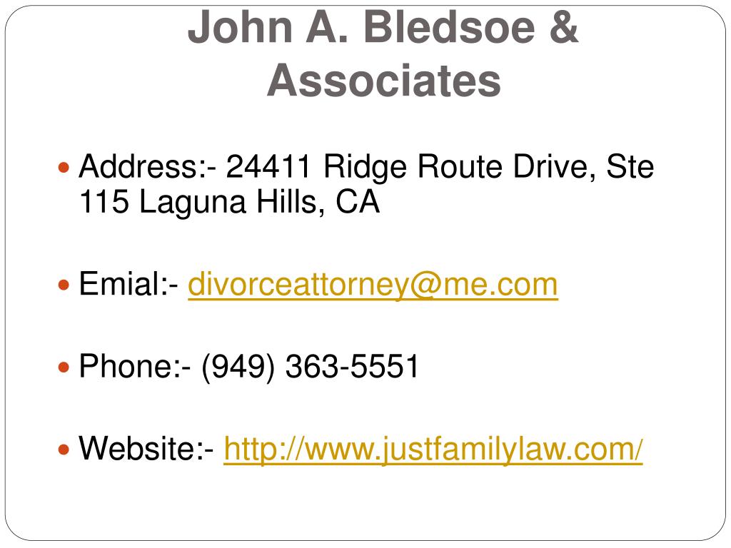 divorce lawyer hire why ppt powerpoint presentation