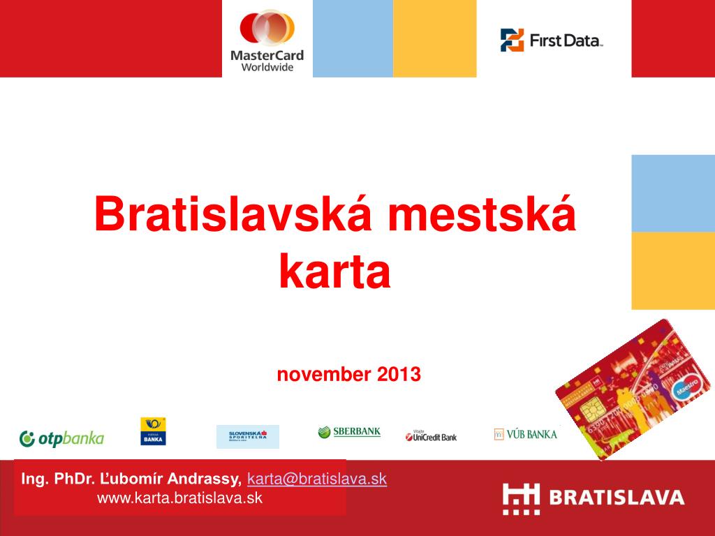 PPT - Bratislavská mestská karta PowerPoint Presentation, free download -  ID:6981682