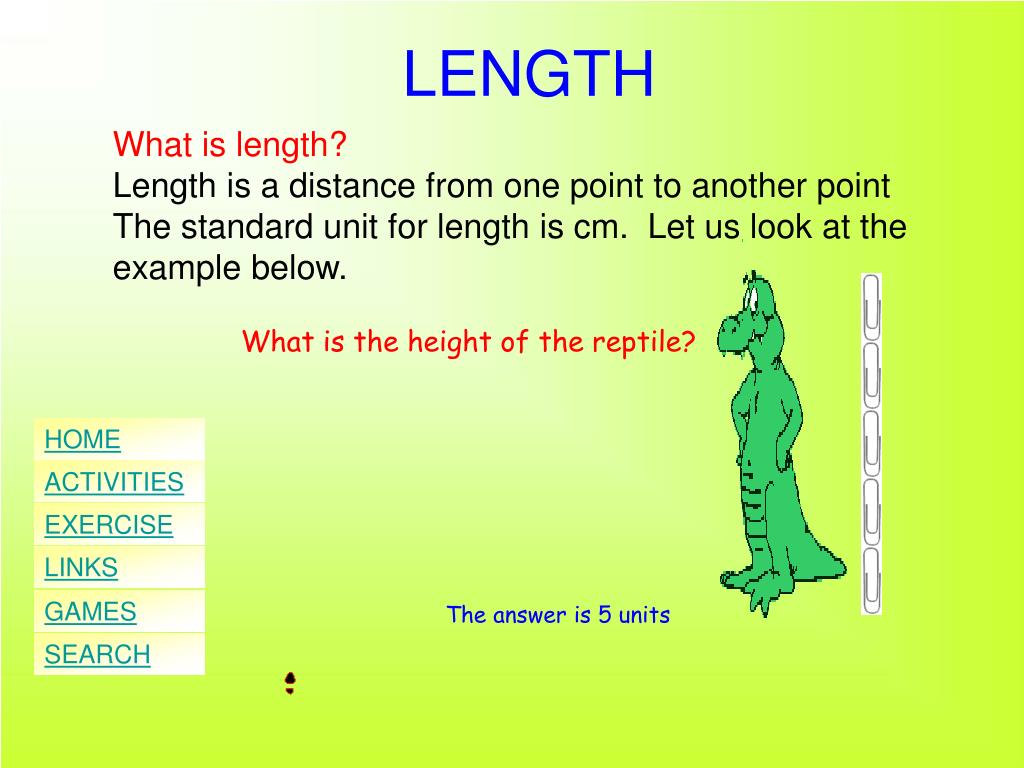 meaning of length assignment