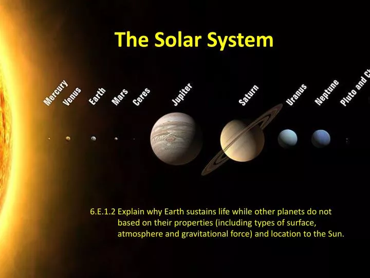 the solar system n.
