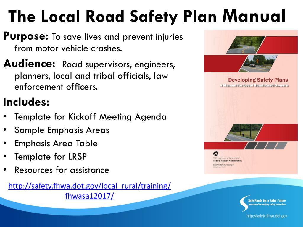PPT - Strategic Highway Safety Plan/Developing Local Road Safety Plans