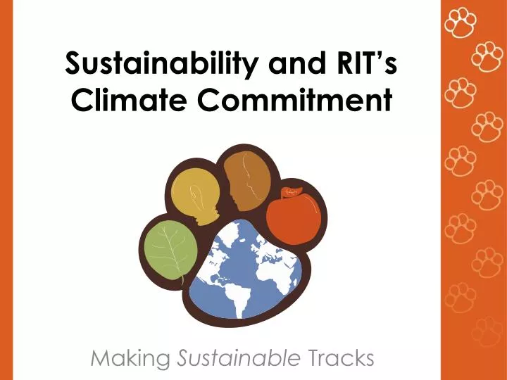 sustainability and rit s climate commitment n.