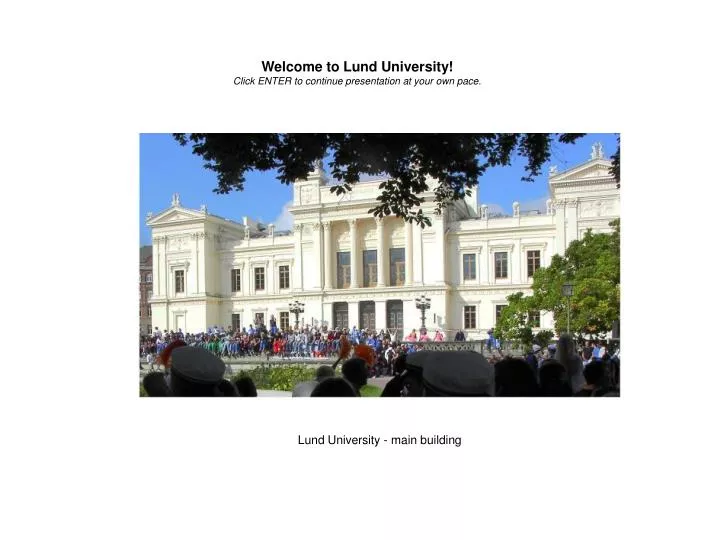 lund university presentation template