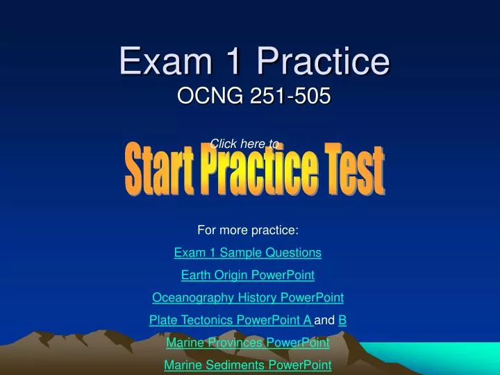exam 1 practice n.