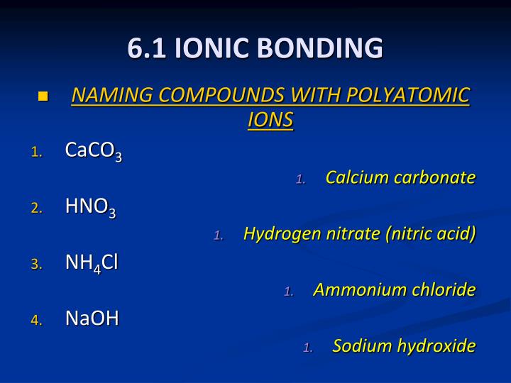 PPT CHEMICAL BONDS Ionic PowerPoint Presentation ID