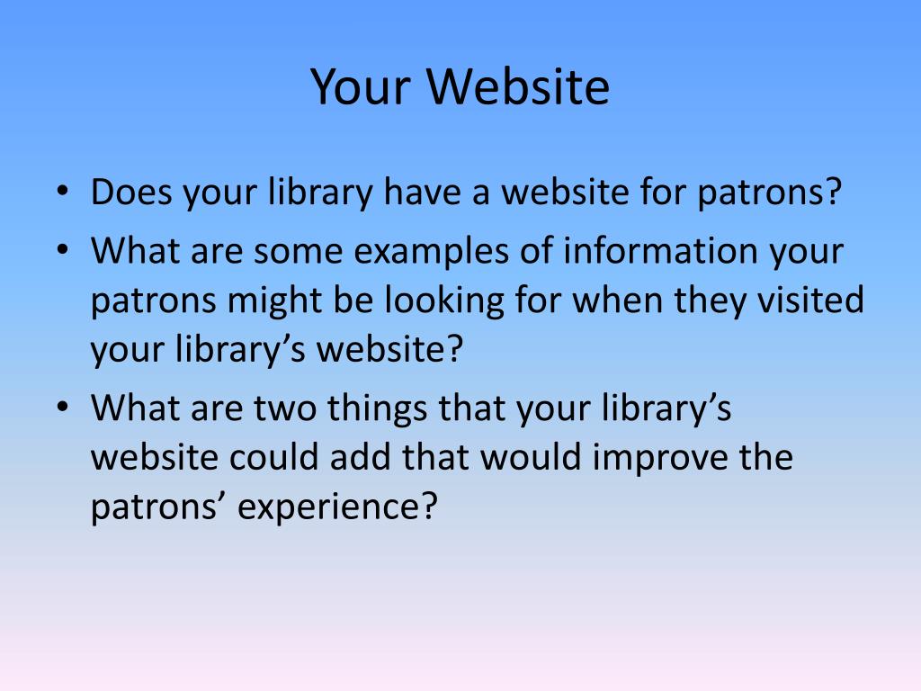 PPT - Customer Relationship Management for Managers in Libraries PowerPoint  Presentation - ID:6987203