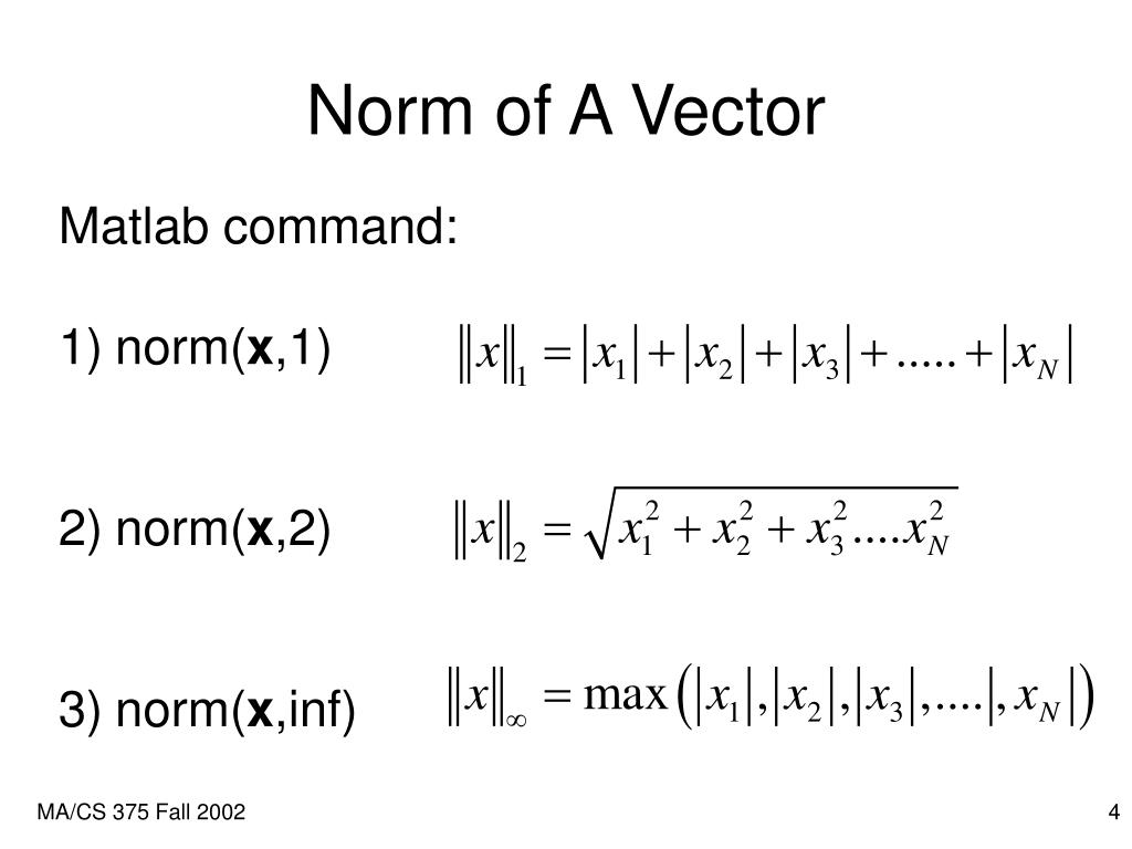 matlab norm