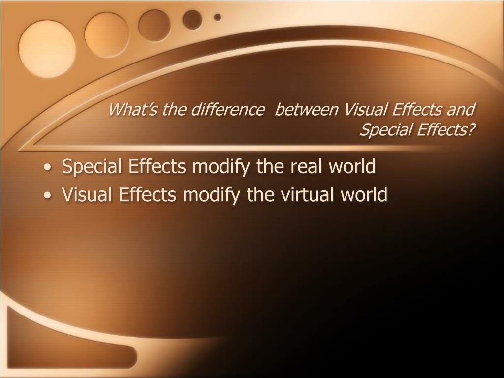 visual effects powerpoint presentation