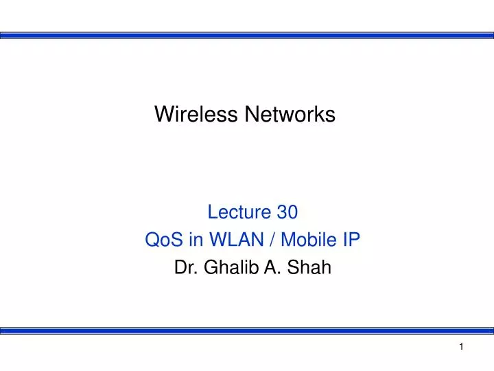 wireless networks n.