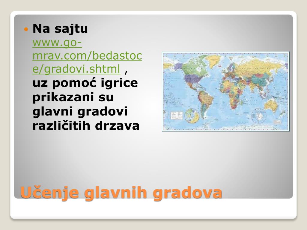PPT - Informatička tehnologija u nastavi geografije PowerPoint ...