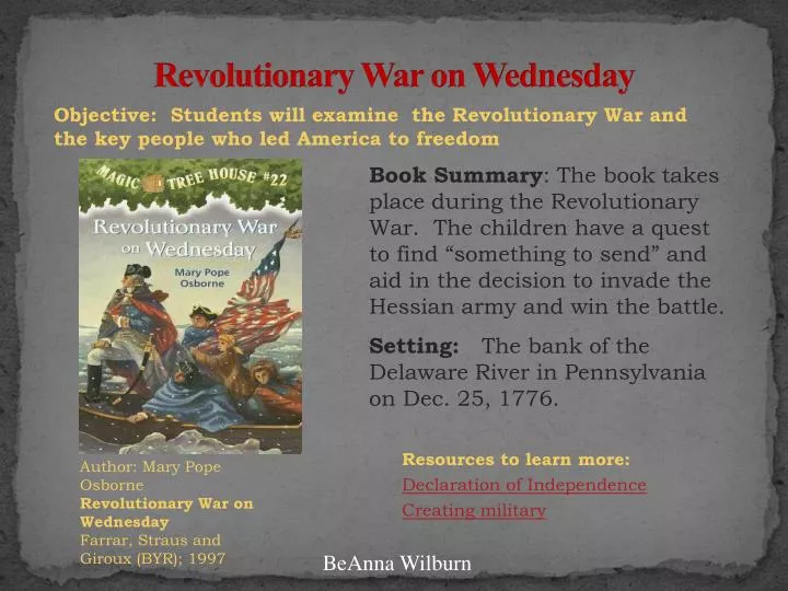 Ppt Revolutionary War On Wednesday Powerpoint Presentation Free Download Id 6992370