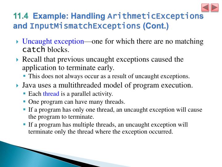 PPT - Chapter 11 Exception Handling PowerPoint Presentation - ID:6992511