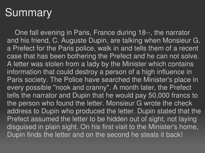 Purloined Letter Pdf