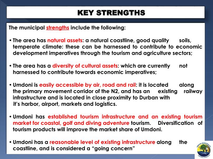 3 key strengths