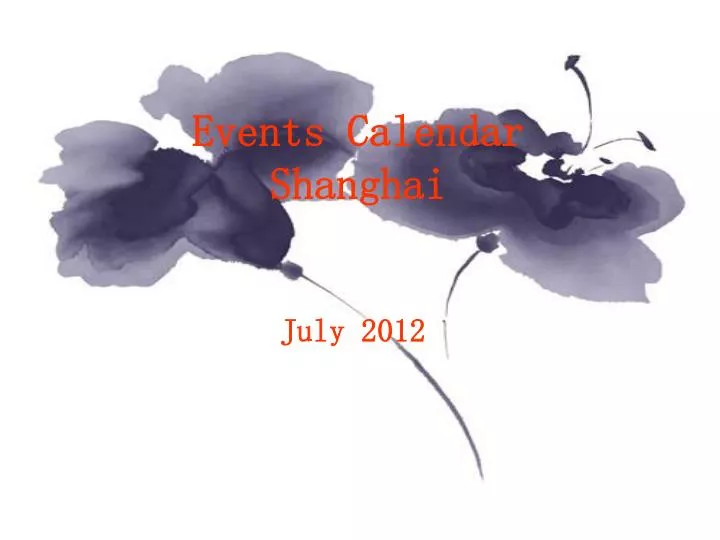 events calendar shanghai n.