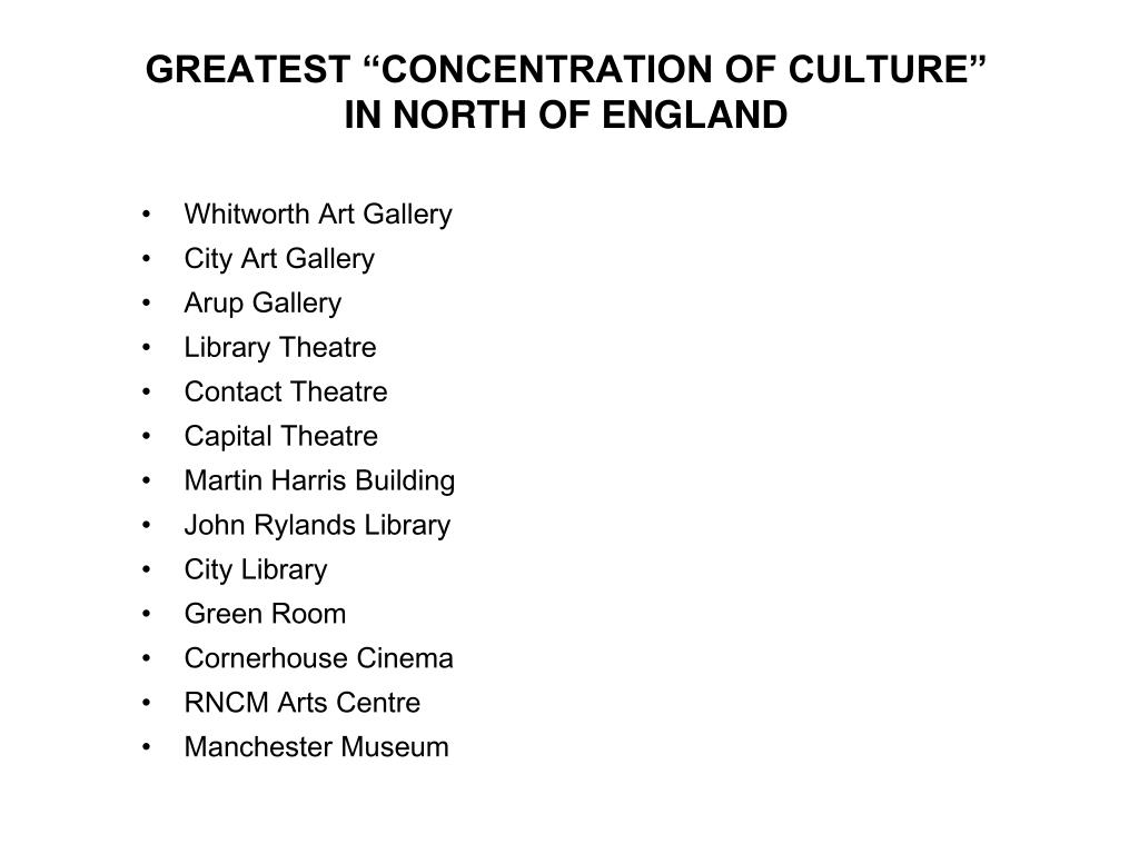 PPT - OXFORD ROAD - MANCHESTER AN ECONOMIC AND CULTURAL POWERHOUSE 
