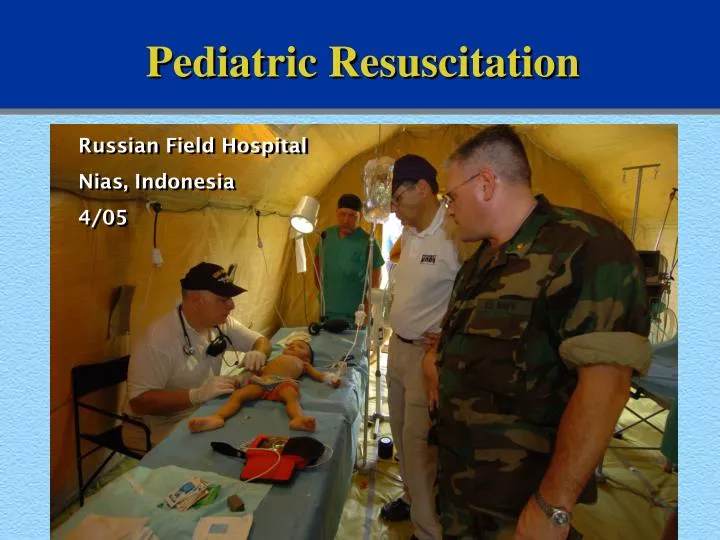 pediatric resuscitation n.