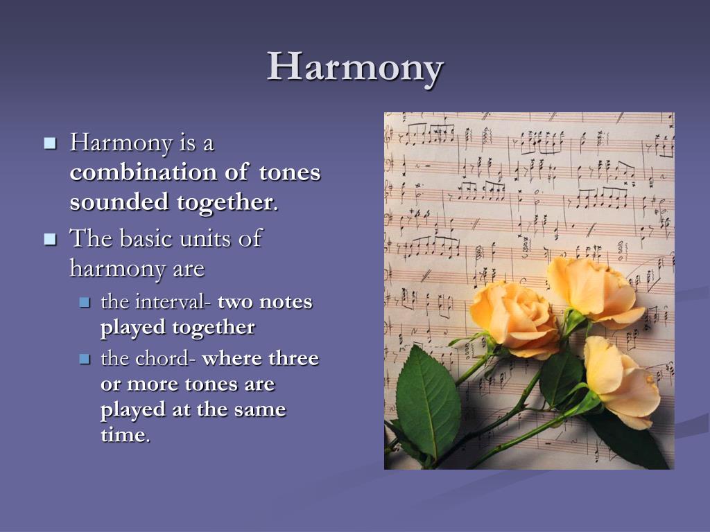 static harmony definition quizlet